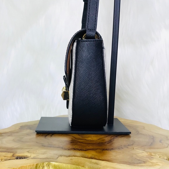 Michael Kors Karla Small Saddle Crossbody Bag - Picture 3 of 8